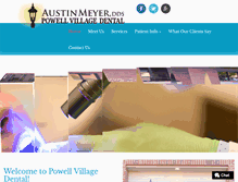 Tablet Screenshot of powellvillagedental.com